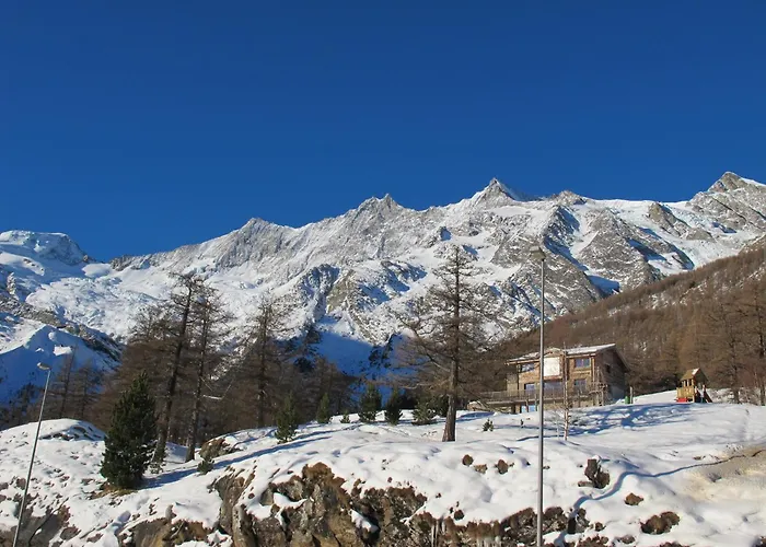 Appartementhaus Venetz Saas107 Ruhige Lage Direkt An Skibushaltestelle 公寓 萨斯费