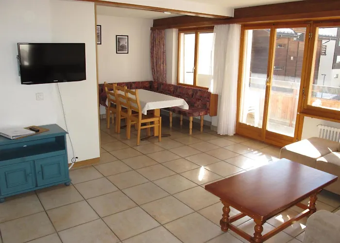 Appartementhaus Venetz Saas107 Ruhige Lage Direkt An Skibushaltestelle 公寓 萨斯费