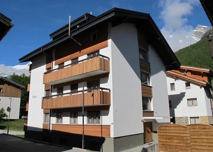Appartementhaus Venetz Saas107 Ruhige Lage Direkt An Skibushaltestelle * Saas-Fee